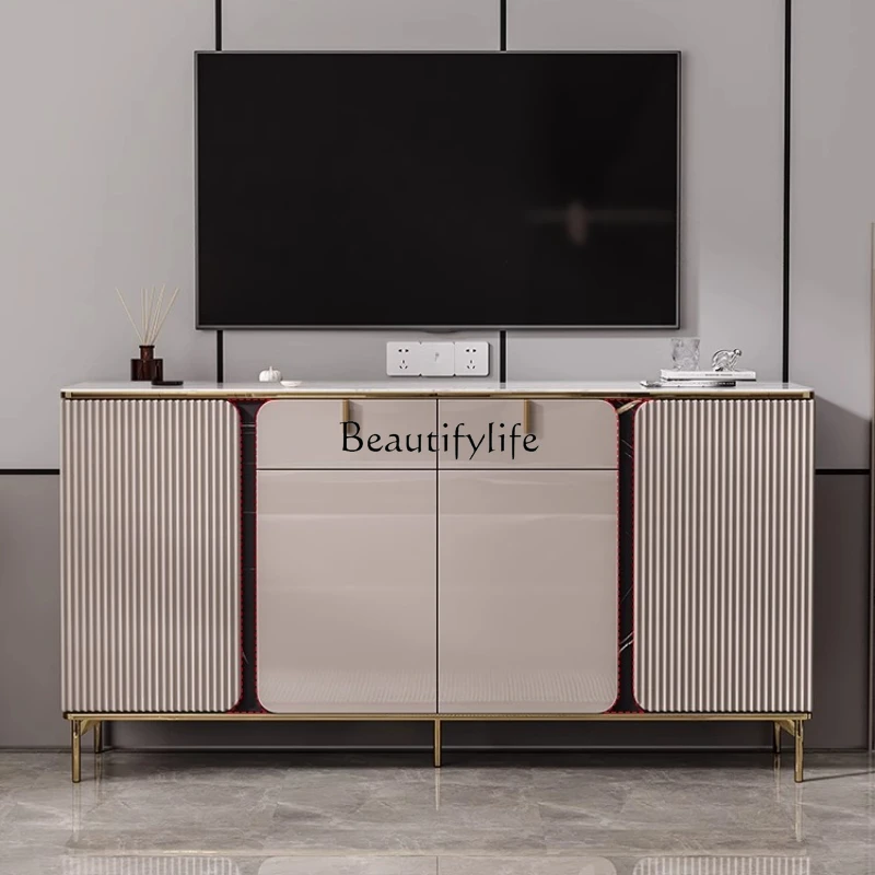 

Light luxury premium bedroom dresser master bedroom retractable corner makeup table