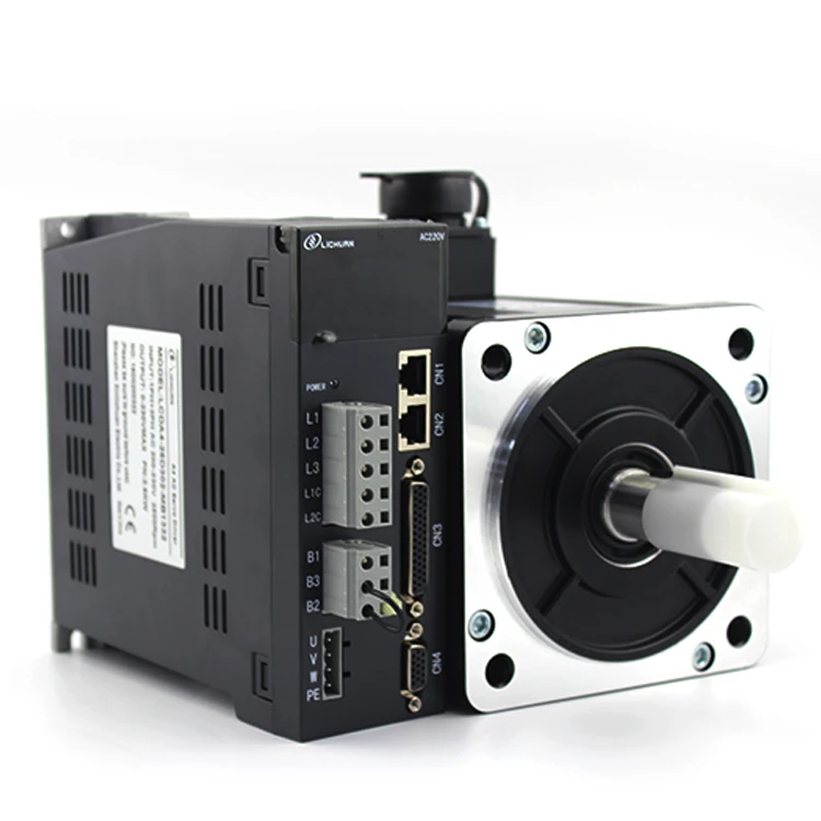 

Nema51 130 мм 130ST-M10010 17-битный абсолютный энкодер 10N.M 1000 об/мин комплект драйвера серводвигателя для станка с ЧПУ