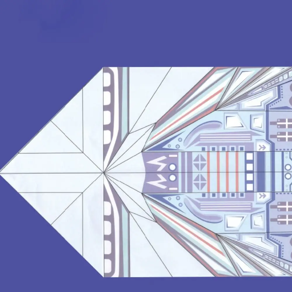 Papier fait à la main ensemble de papier coloré Art apprentissage pliant avion Origami ensemble 3D dessin animé polyvalent papier avion jouet