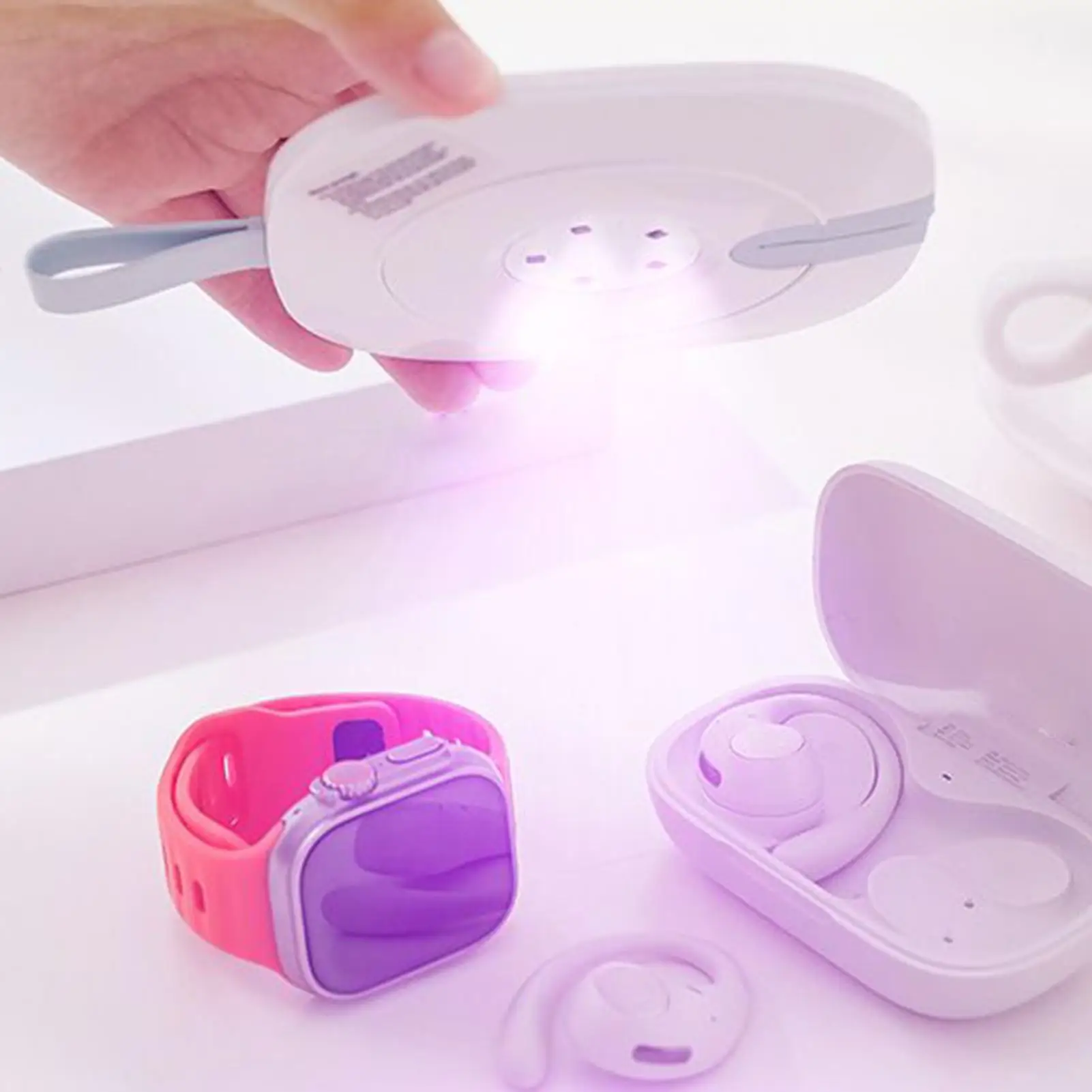 السفر معقم الزجاجات غطاء غطاء تصميم LED الأشعة فوق البنفسجية ضوء 7100mAh آلة معقم للزجاجات القدح كوب عضاضة أجزاء مضخة الثدي #1