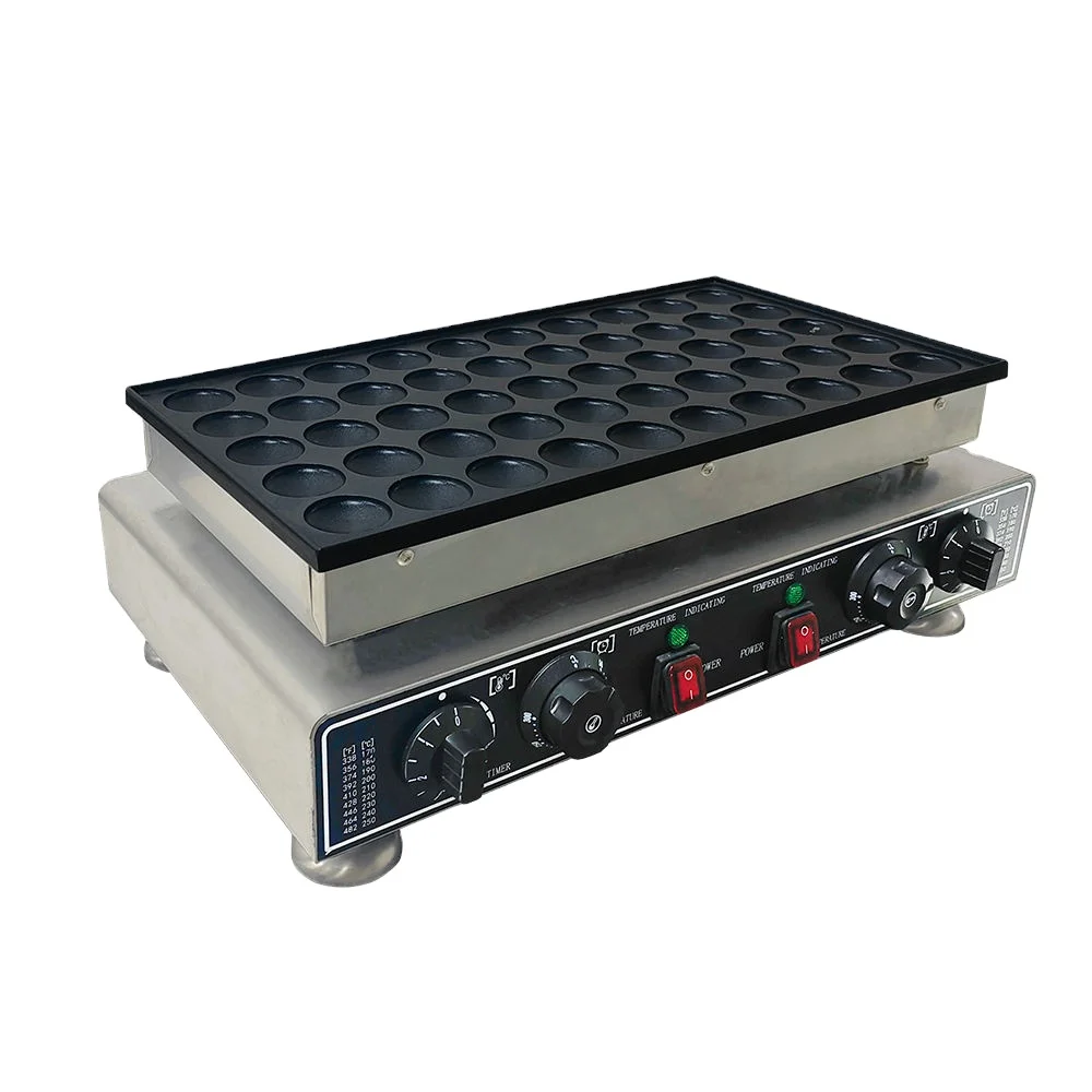 Factory 50‑Hole Multifunctional Mini Electric Waffle Maker,110‑240V 50‑60HZ Commercial Cooking Equipment