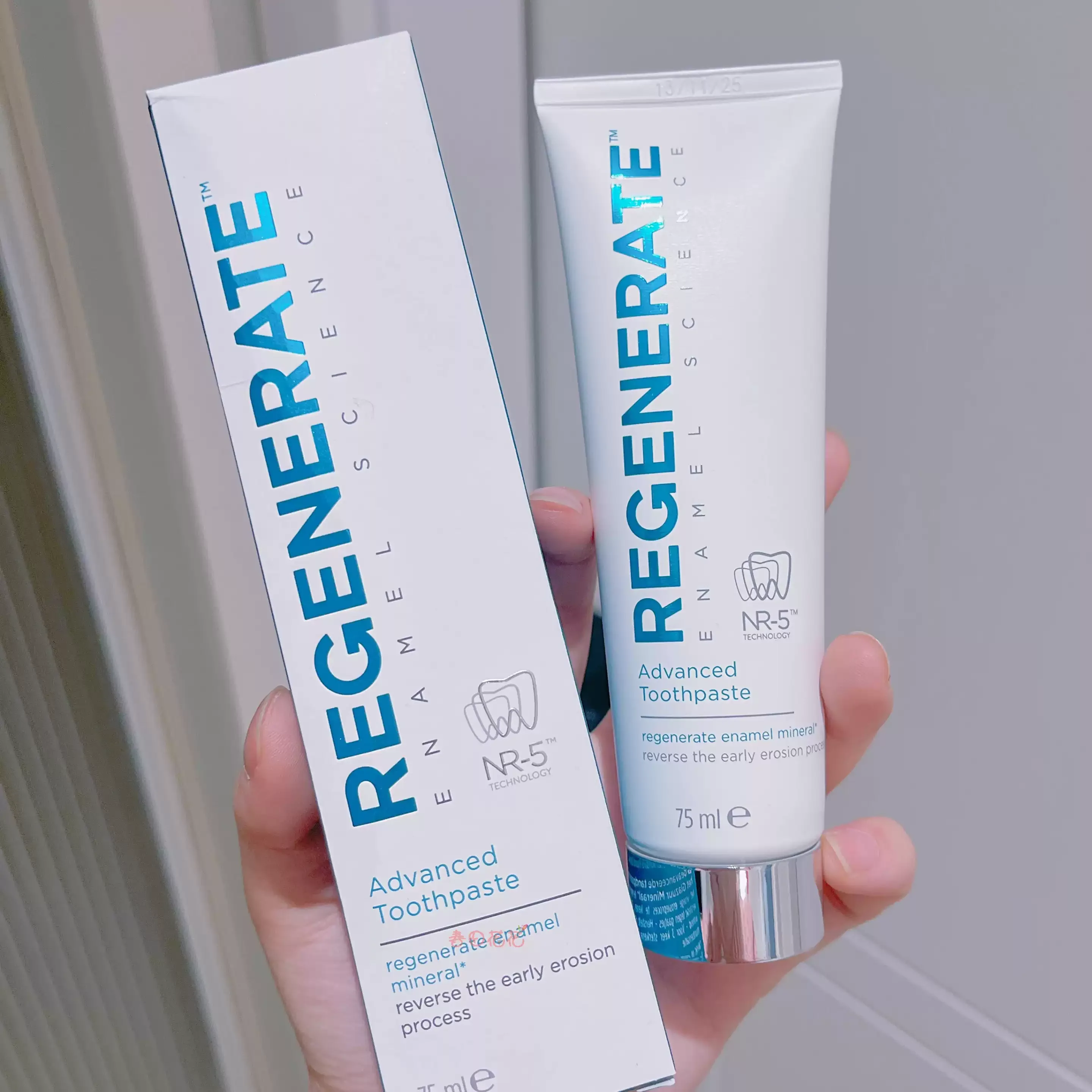 75ml France Regenerate Toothpaste for Repairing Enamel Whitening and Anti-caries Refreshing Anti-caries Solid Teeth