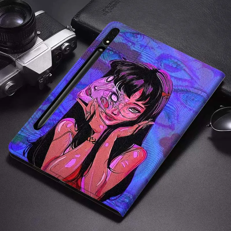 

Anime Tomie Kawakami Tablet Case For Samsung Galaxy Tab S7 S8 S9 S10 FE Plus Lite 11 12.4 13.1 Inch