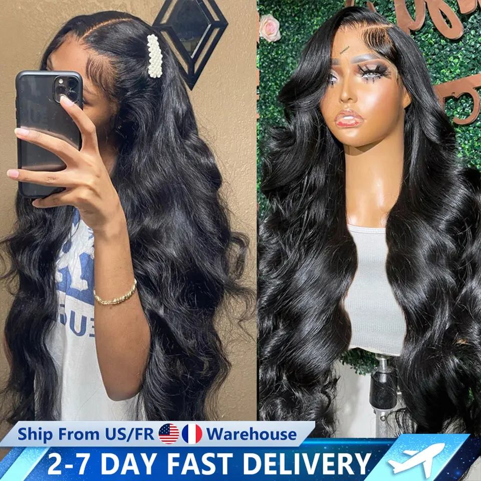 Body Wave Lace Front Wig 13x4 13x6 360 4x4 Lace Closure Wig Transparent Human Hair Lace Frontal Wig On Sale