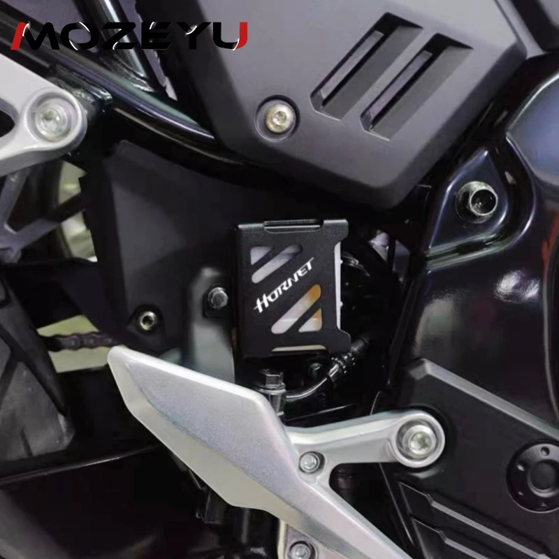 

For Honda CB500 CB 500 Hornet 500 2024 2025 2026 Rear Brake Fluid Reservoir Guard Tank Protector Cover Motorcycle Accessories