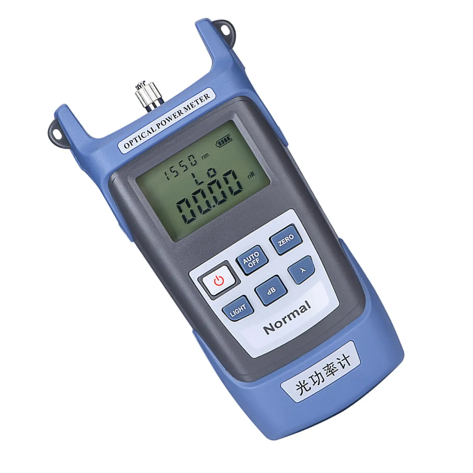 جهاز قياس الطاقة الضوئية العالي 70dBm 6dBm جهاز اختبار الألياف الضوئية مع موصل FC SC للقياس الدقيق