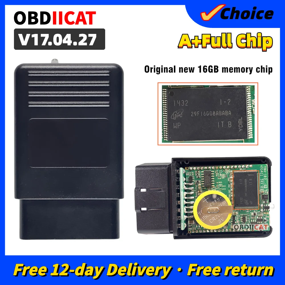 OBDIICAT- MicroPod2 V17.04.27 Micro Pod2 With Software For Chry-sler Je-ep Dod-ge Fi--a-t Micro-Pod 2 Support Online Programming