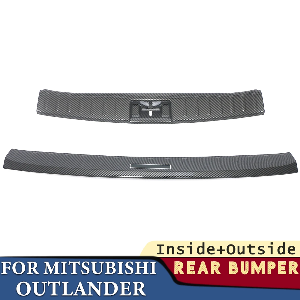 

Trunk Bumper for Mitsubishi Outlander 2023-2024 Car Accessories Rear Fender Protector Sill Pad Cover Sticker Decoration