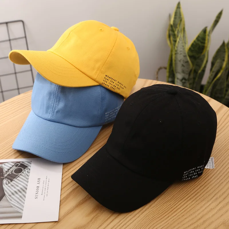 

Fashion Cotton Hat Men Women Stree Baseball Cap Hat Printing Adjustable Unconstructed Plain Cap Summer Autumn
