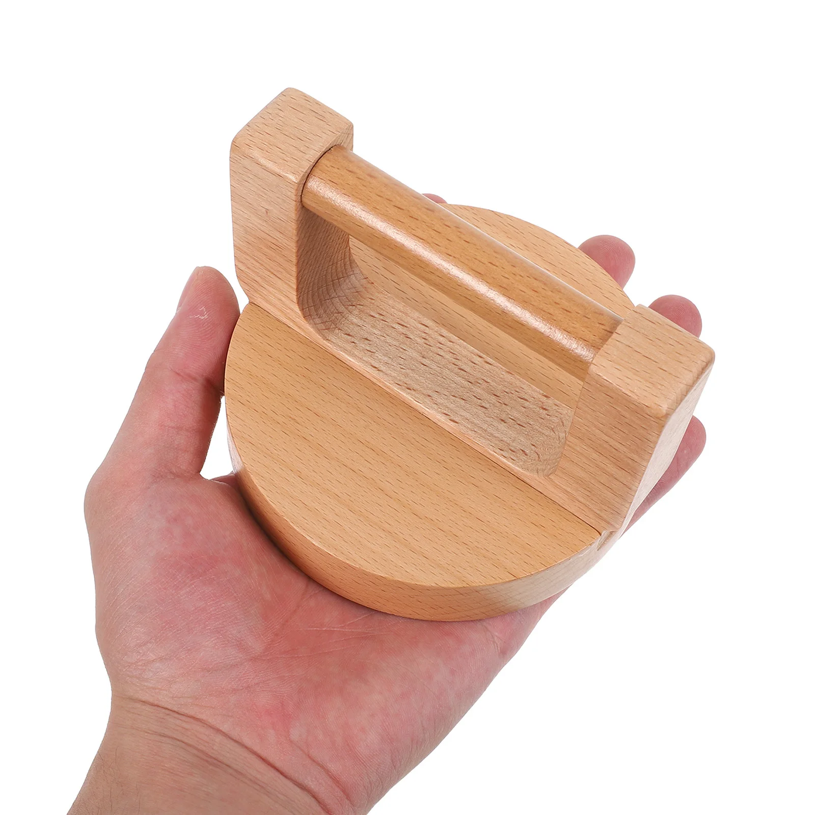 

Kids Woodblock Printing Baren Round Handle Smooth Bottom For Linocut Block Printmaking Craft Press Tool Beech Wood Art