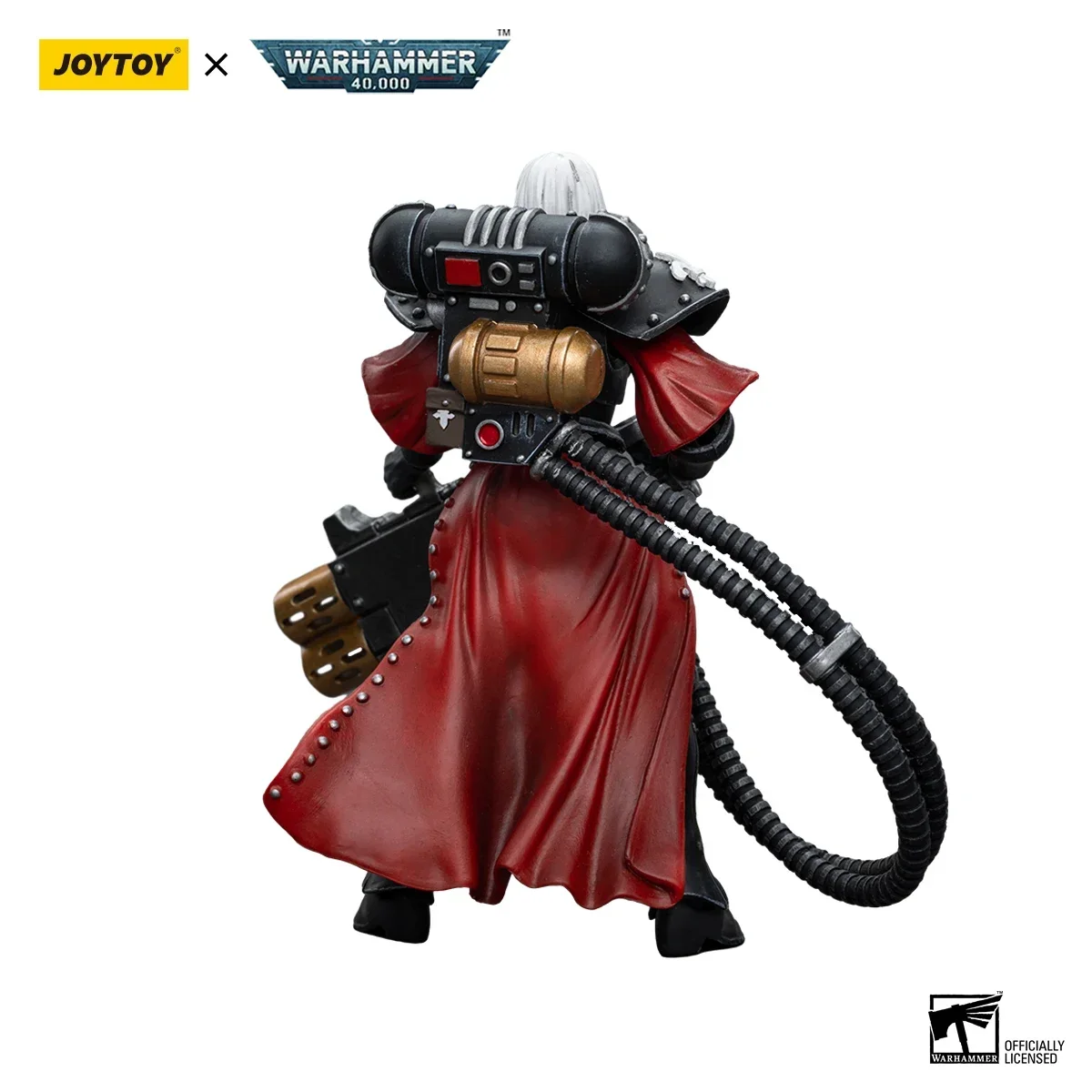 JOYTOY Warhammer 40k 1/18 Action Figures Anime 10.7cm Adepta Sororitas Team Retributor with Heavy Flamer Collection Model Toys