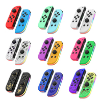 BT 5.2 Joy Controller RGB LED Switch L/R Joypad for Nintendo Switch/Lite/Oled JoyCon Gamepads Joystick with Dual Vibration