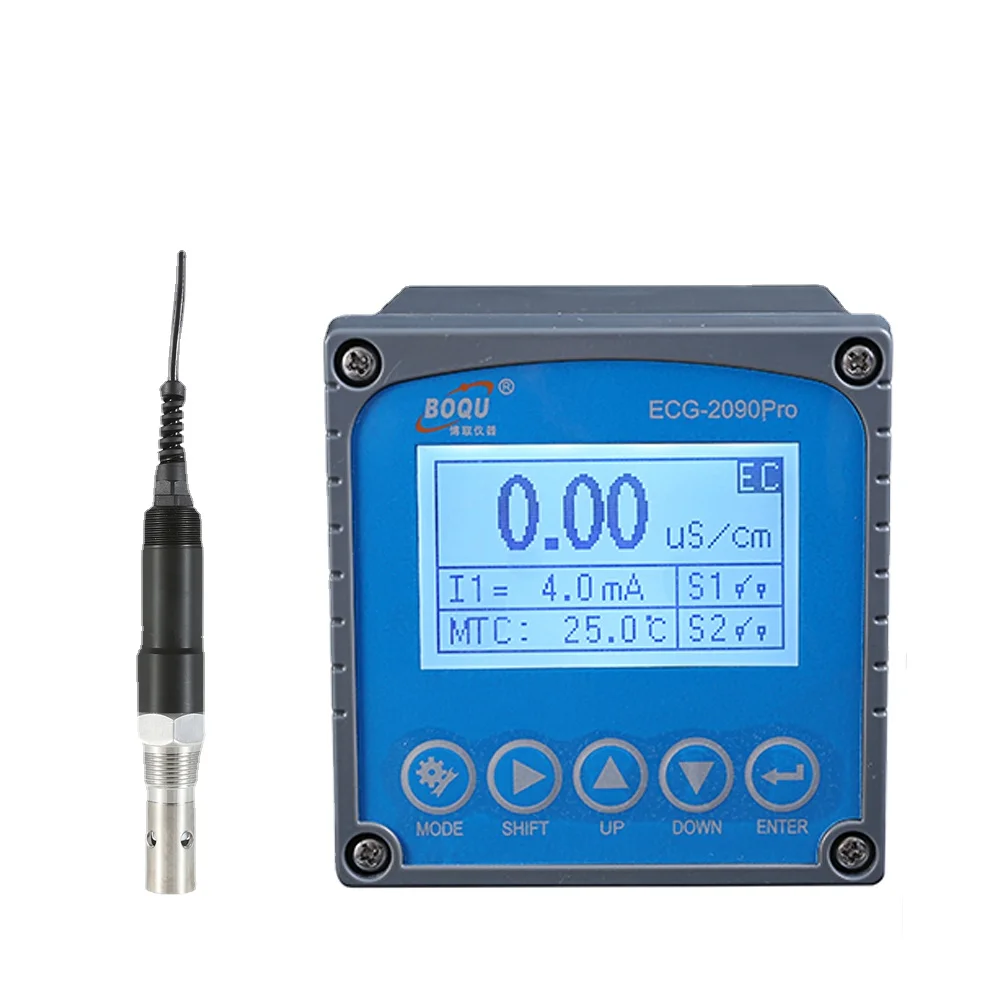 ECG-2090pro Inline Online Water Digital Electrical ph and Soil tds ec Controller Conductivity Sensors Probe Sensor Meter