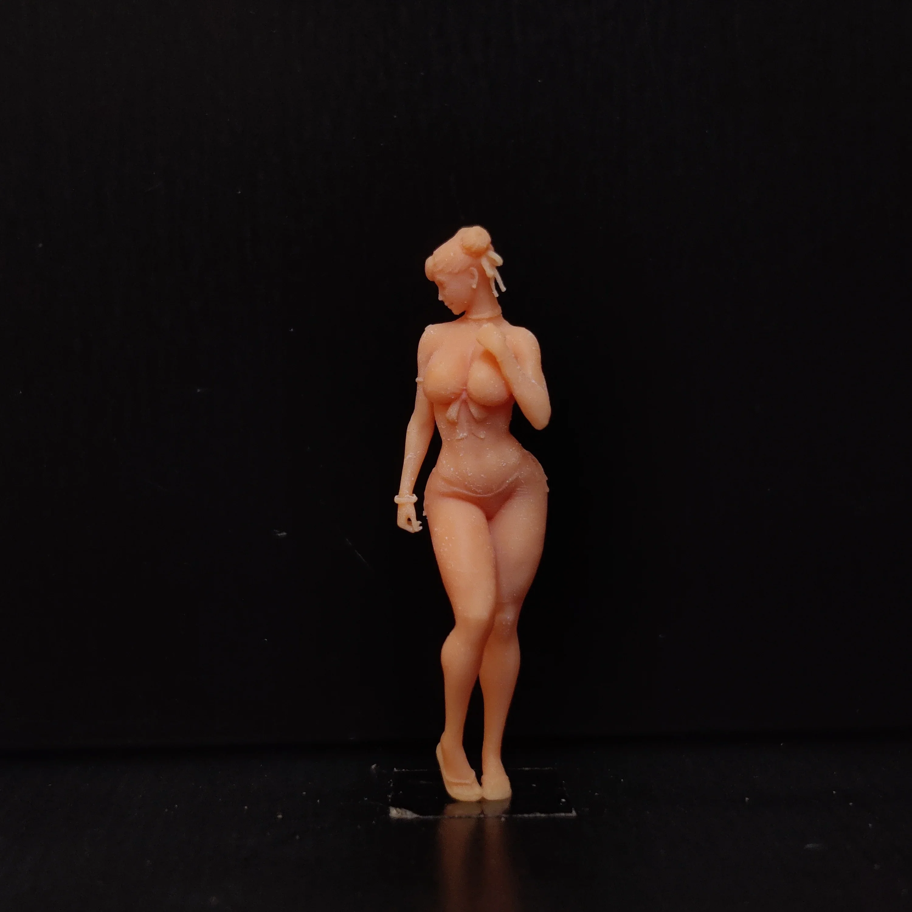 1/64 Modell Modell Harz Chunli Badeanzug Mädchen ungefärbte Miniatur Diorama hand bemalt t513