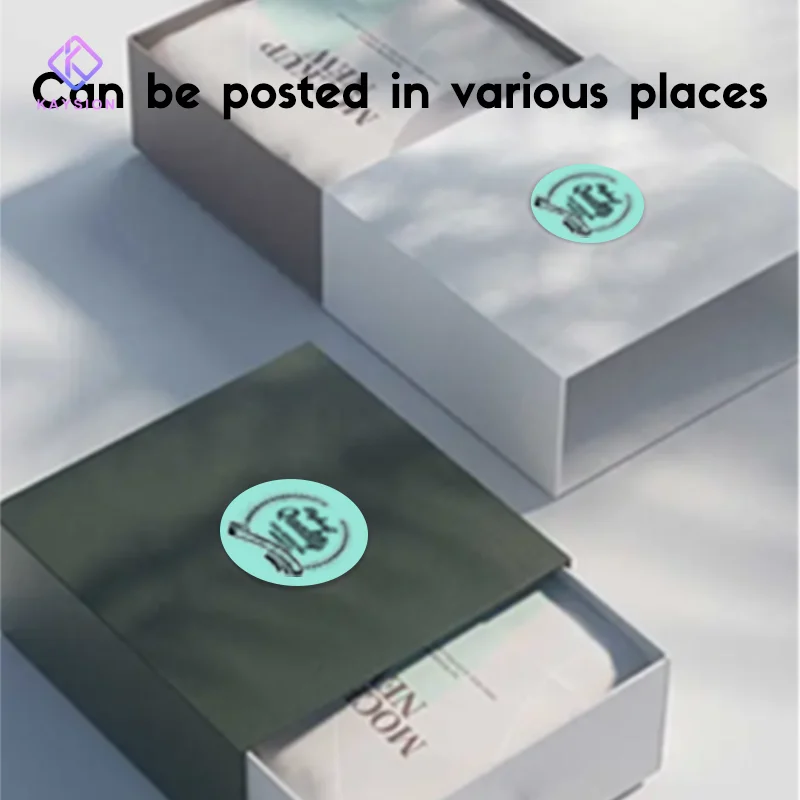 5 Rolls of Color 50mm Round Labels Thermal Stickers for KAYSION SK58 P50 Phomemo Portable Printer Home Business Label Printing