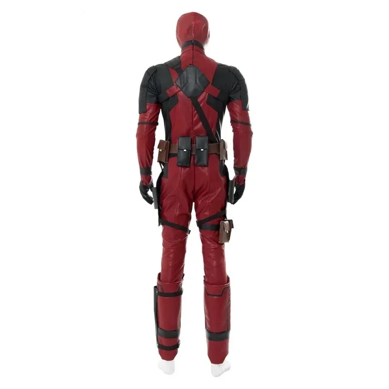 

Deadpool Cosplay Costume Movie Anti-Hero Jumpsuit Mask Gloves Man Halloween Carnival Outfit For Male Adult Role