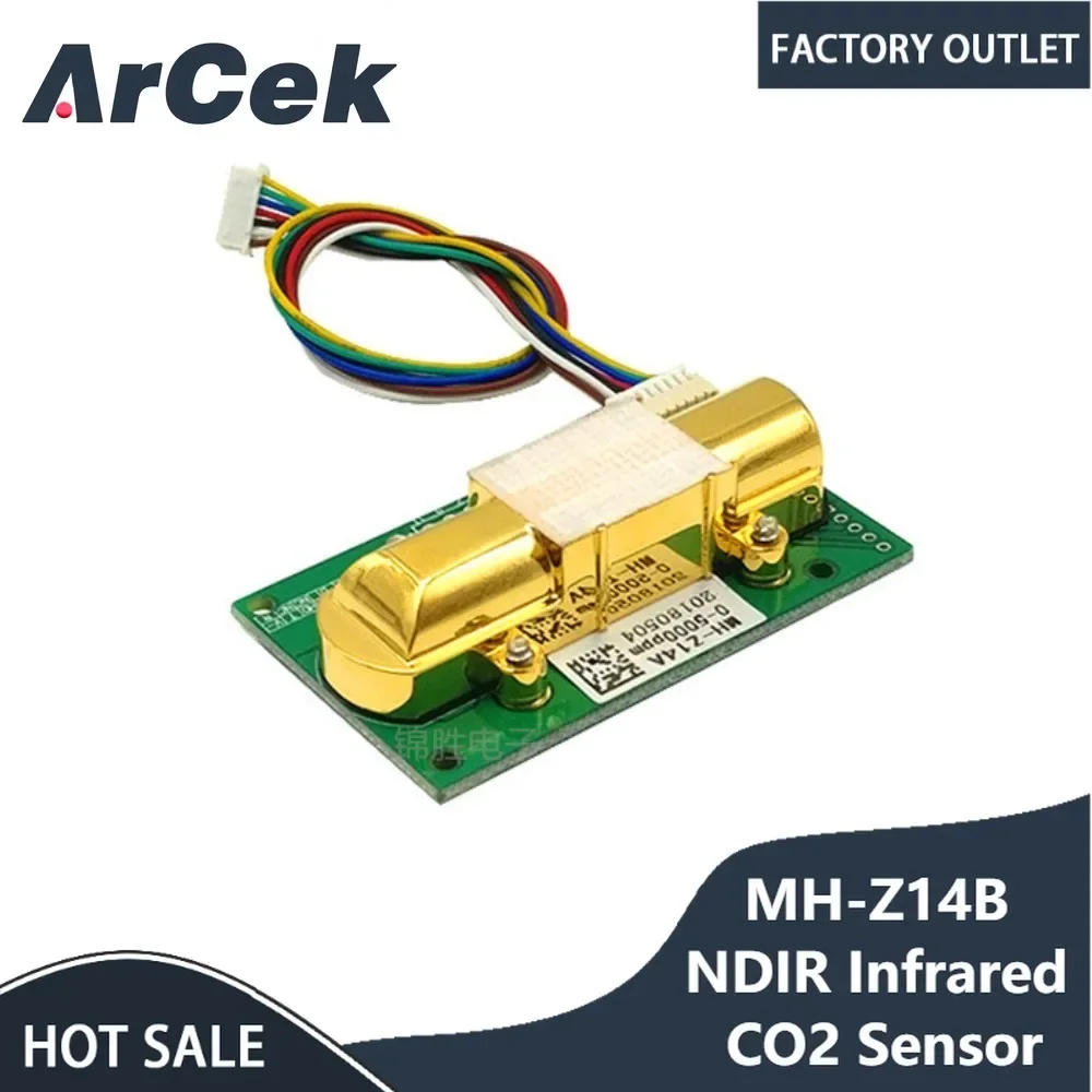 MH-Z14 NDIR Infrared CO2 Sensor Module MH-Z14A Carbon Dioxide Gas Sensor For CO2 Monitor 0-5000ppm MH Z14A Serial Spot PWM