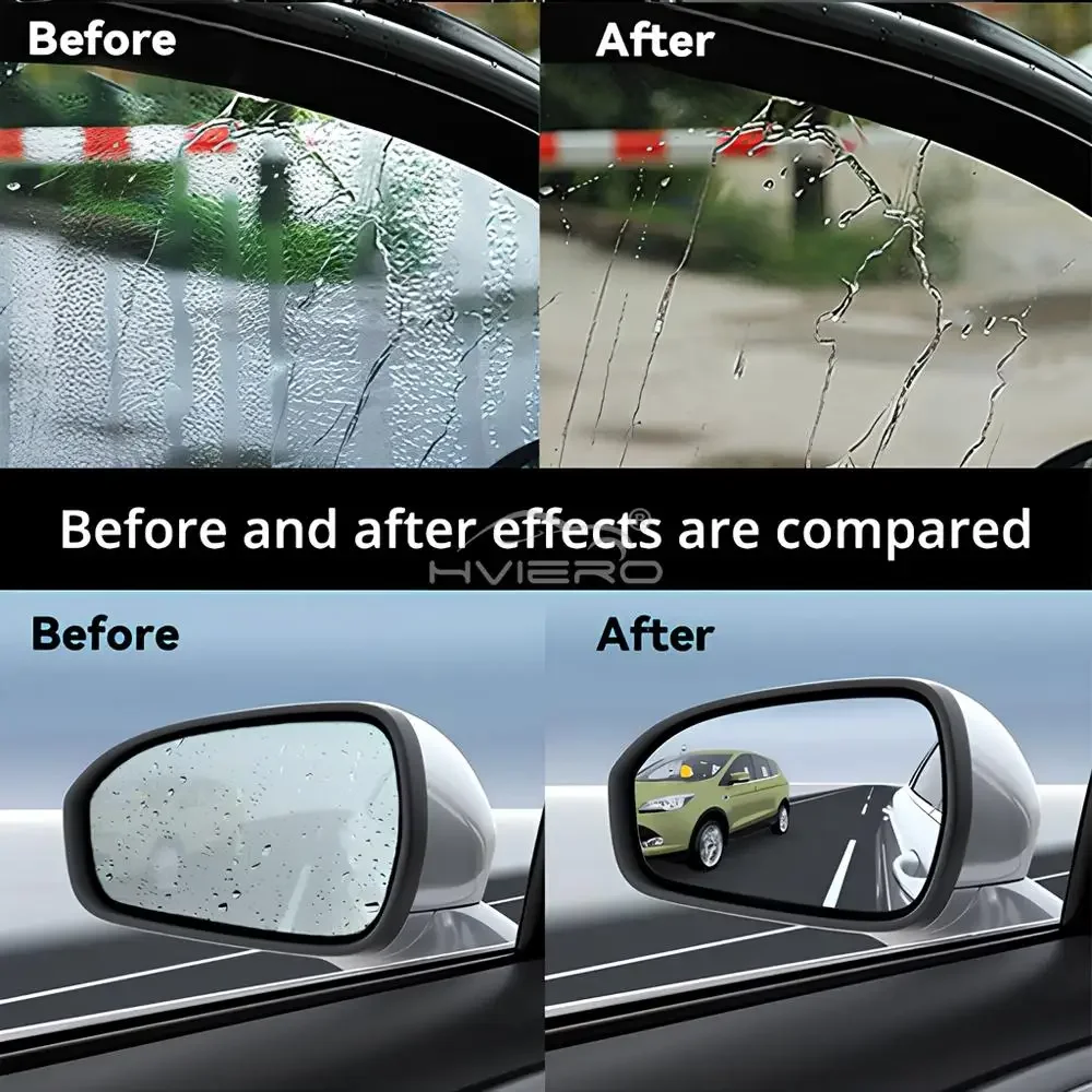 30ml/50ml Auto Windshield Water Repellent Agent Car Windows Waterproof Rainproof Nano Hydrophobic Coating Antifogging Clearness