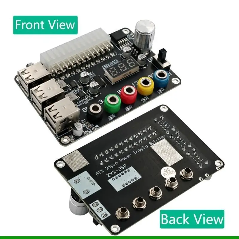 U55C ATX24P Board 6USB2.0 ondersteunt 3.3V, 5V, 12V en 1.8V 10.8V