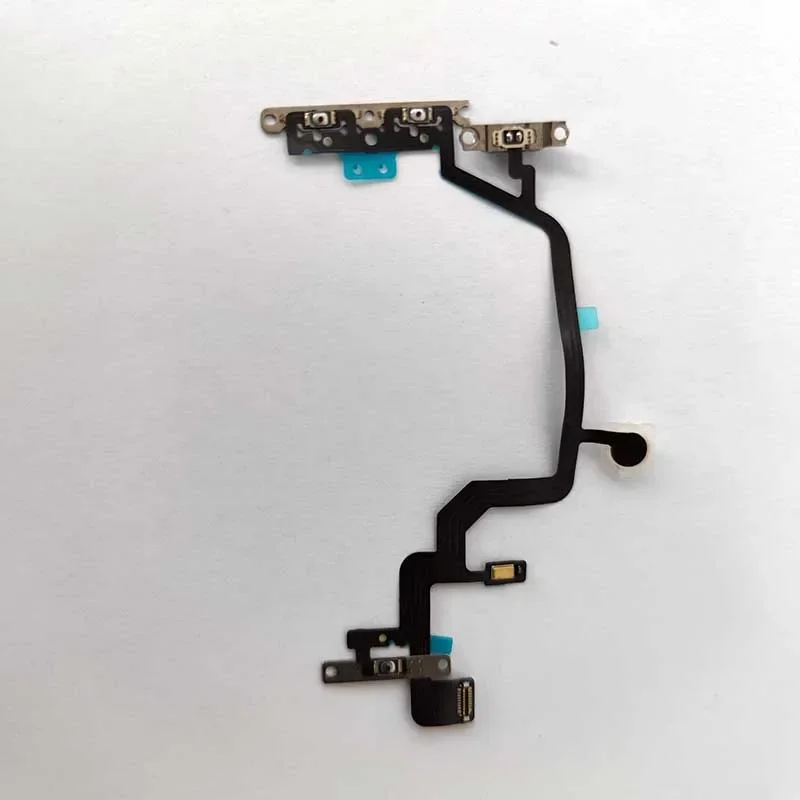 Power Volume Cable Replacement for iPhone XR like 11,12,13,14,15,16 & to 13Pro,14Pro,15Pro,16Pro Led Flash Flex Cable With Mic view 5