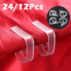 Tablecloth Clips Plastic Skirt Holder Picnic Table Cover Clamps For Restaurant Party Wedding Graduation Ceremony Outdoor 24/12pc