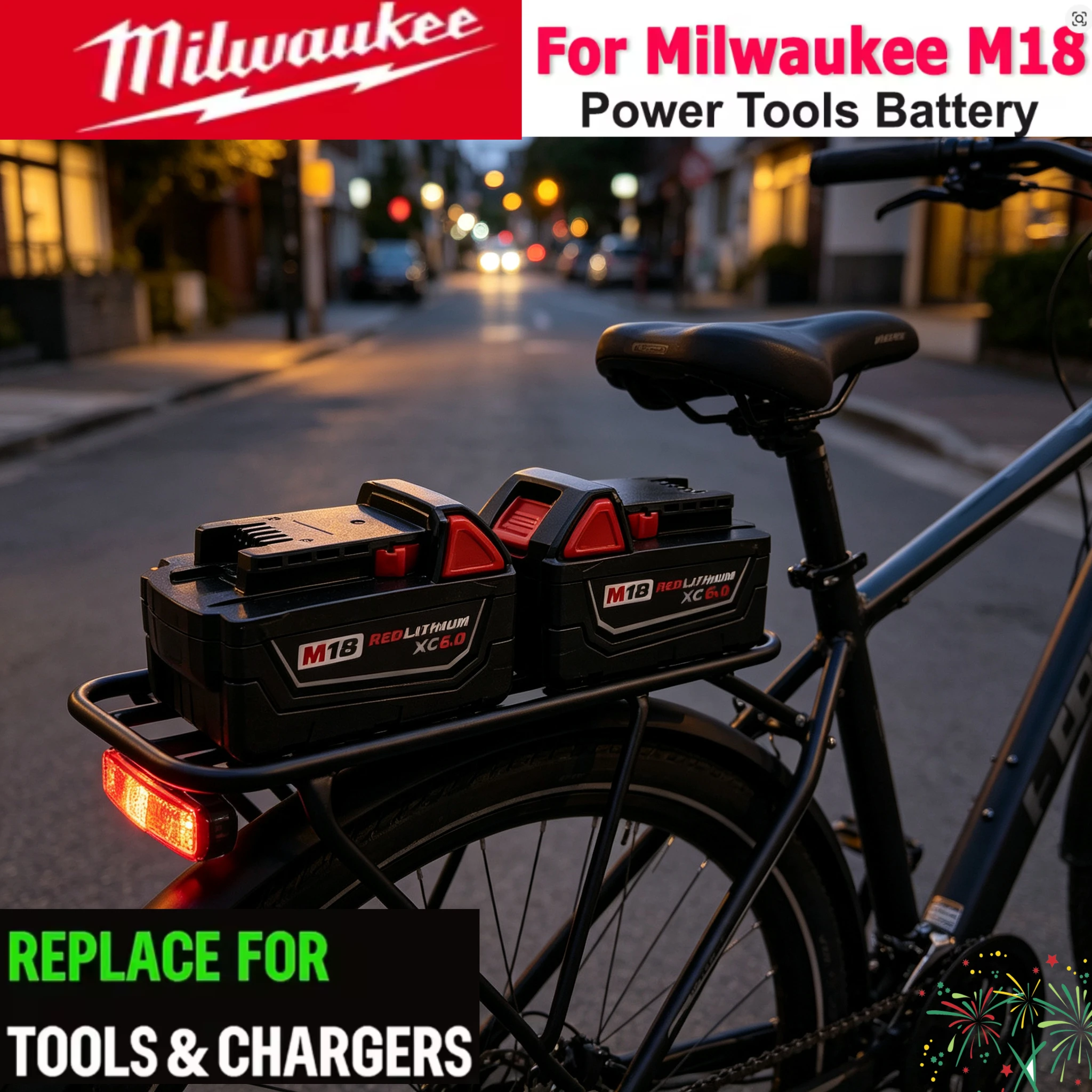 

2026 new model for Milwaukee M18 18V 6.0AH M18 -1815-1850 2646-20-21ct For Milwaukee 18650 Tool Rechargeable Lithium Battery