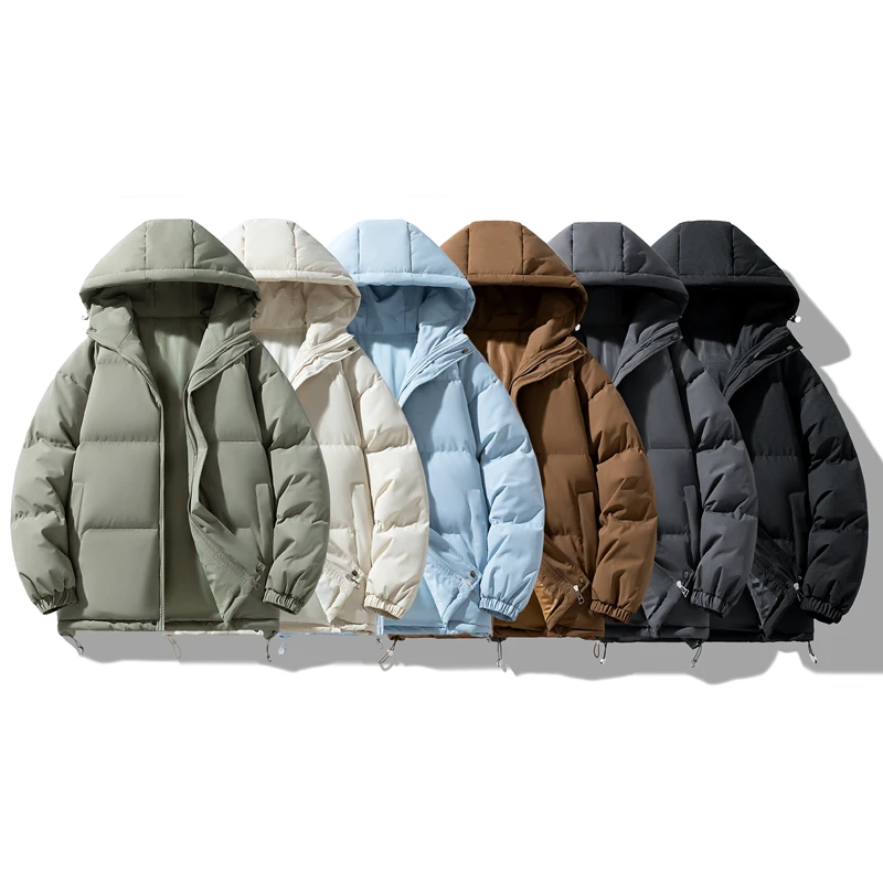 

Men's Bread JacketFashionable Men's Coats Outdoor Jacket Comfortable and Fashionable Jacket Casual Hooded Cotton-padded Jacket