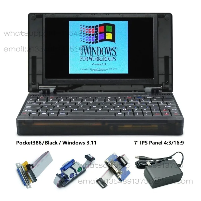 Limited Time Promotion Pocket386 DOS Computer Hand386 Windows3.1/95 386CPU Retro Computer