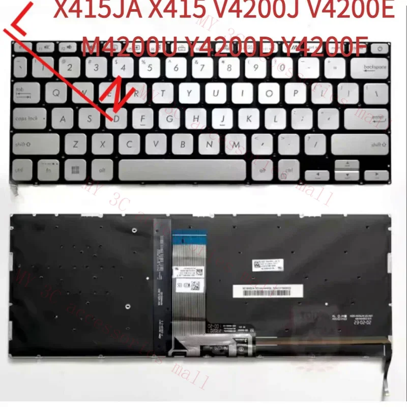 New for Asus X415JA X415 V4200J V4200E M4200U Y4200D Y4200F keyboard