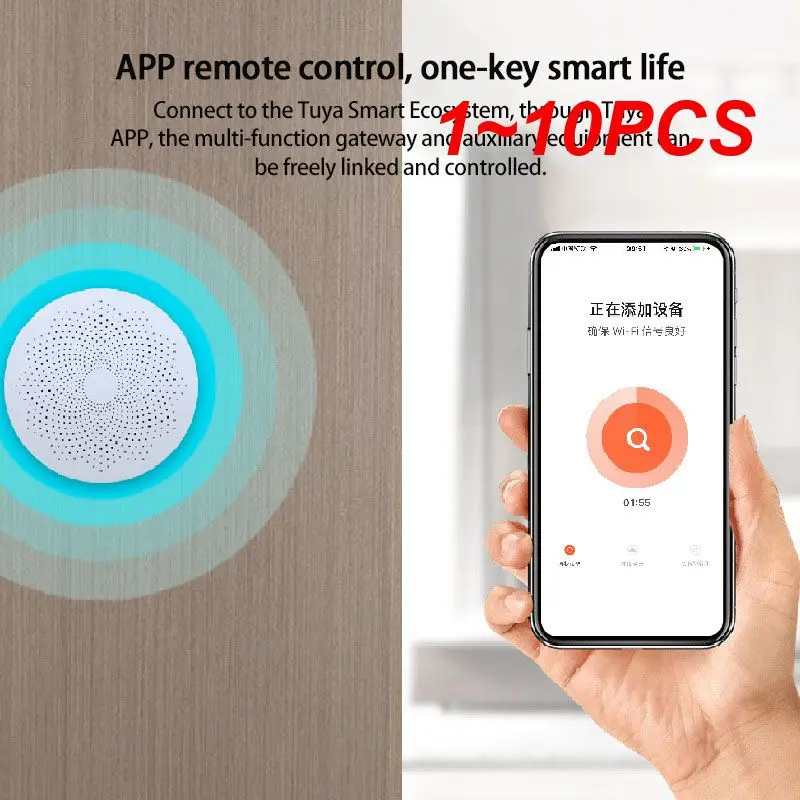 

1~10PCS Multifunctional Gateway Update Version 2 Hub Alarm System Intelligent Online Radio Night Light Bell Smart