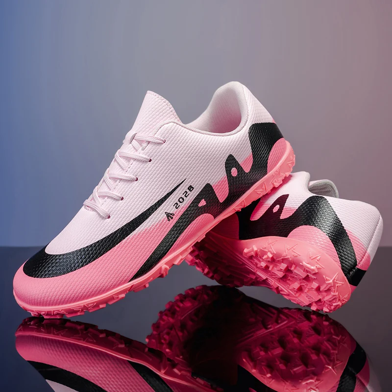 Heren Voetbalschoenen Volwassen Mg Korte Spikes Kunstgras Training Voetbalschoenen Indoor Antislip Voetbalschoenen 35-45