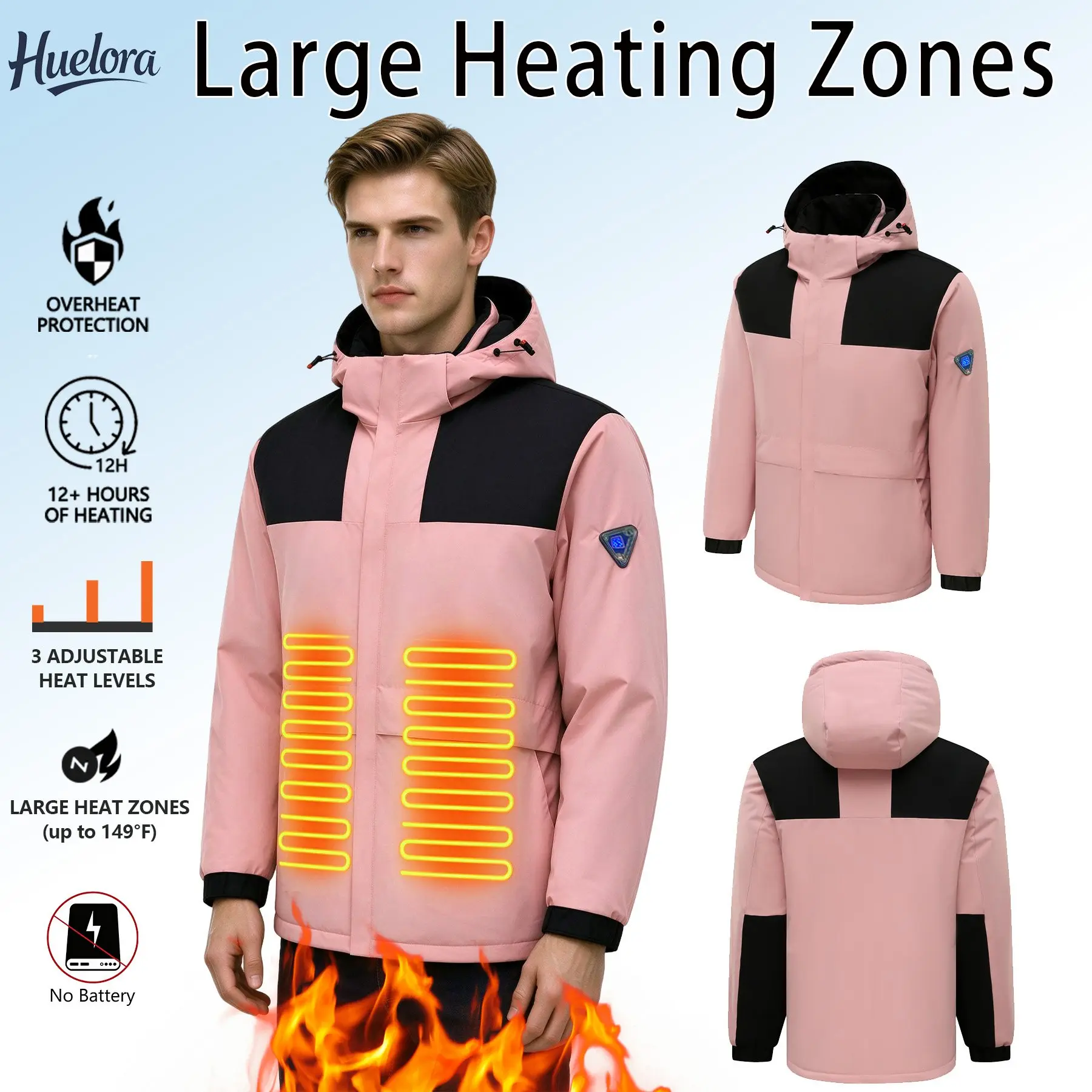veste-impermeable-chauffante-unisexe-huelora-3-niveaux-de-chaleur-temperature-maximale-de-65-°c-°-c-manteau-de-ski-impermeable-et-coupe-vent-avec-capuche-lavable-en-machine-pour-l'hiver