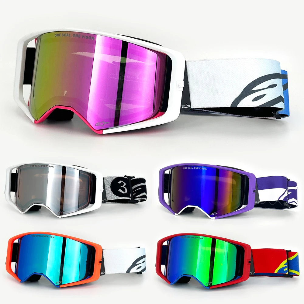 

Newest Motorcycle Goggles HD Lenses Windproof Sports Motocross Glasses Man MTB Mask Cycling Racing Off-Road UV400 Sunglasses