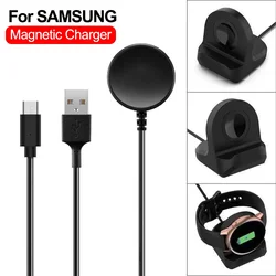 Fast Charger Dock For Samsung Galaxy Watch 7 UIltra FE 6 Classic 5 Pro 4 Active 2 Magnetic Charging Cable USB/Type c Charger