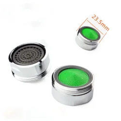 Bubbler Sprayer 2 Pcs Brass Threaded Faucet Aerator Polished Replacement Part Faucet Bubbler Sprayer for Bathroom Kitchen