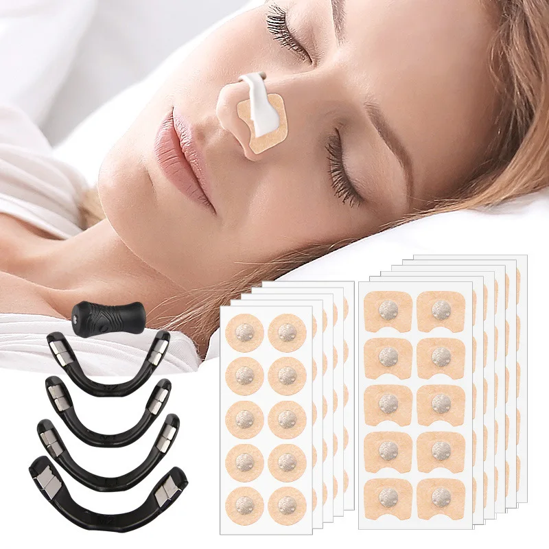 Anti Snoring Sleep Mouth Tape, Nasal Breathing Dilators Starter Kit for Nose, Improve Sleep Quality Snoring