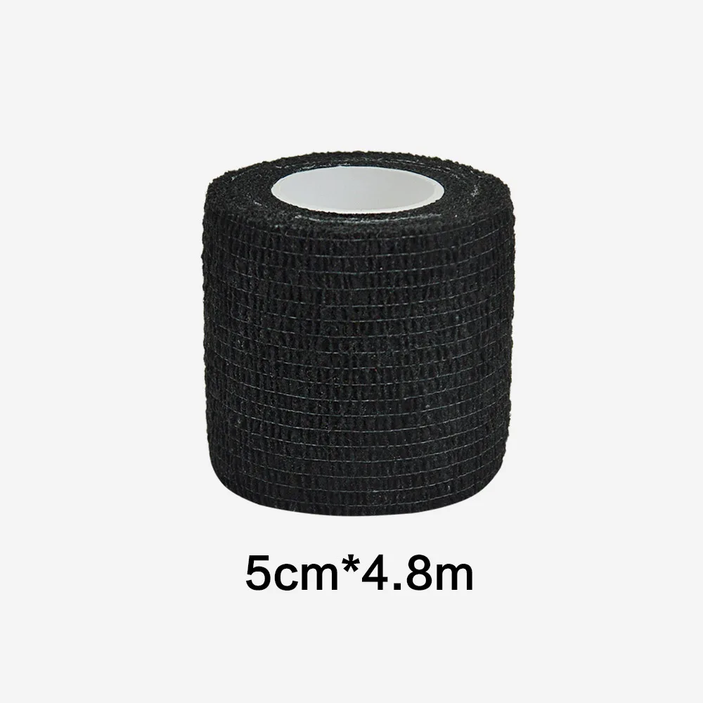 1/6/10 pcs black Gauze Medical Bandage Self-adhesive Breathable Elastic Bandages for Sports Fixing Finger Wrist Leg