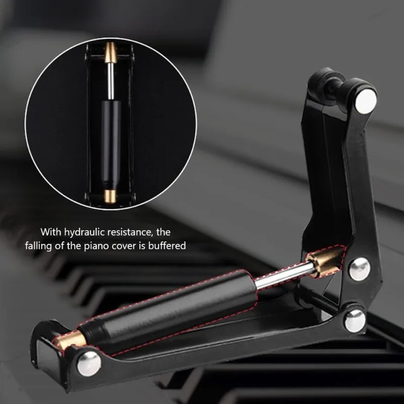 Vertical External Hydraulic Piano Slow Closing Device Fallboard Decelerator With Soft Fall Buffer Prevent Finger Pinch Injuries
