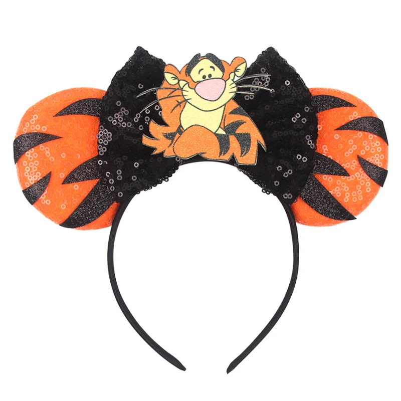 

Cartoon Piglet Tigger Hair Accessories Women Disney Winnie the Pooh Bear Ears Hairbands Kids Eeyore Bow Headbands For Girls Gift