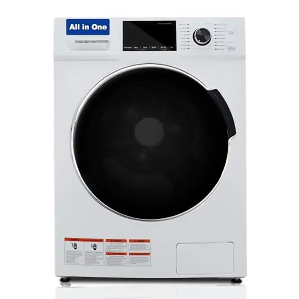 Compact 2-in-1 Ventless Washer Dryer Combo 2.7 Cu.Ft LED Display 1400 RPM Spin 16-Cycle Options Perfect Apartments RVs Homes