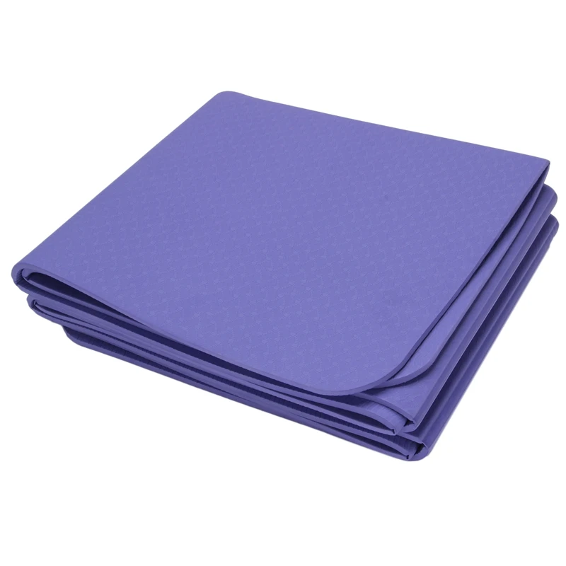 Top!-Yoga Mat Foldable Travel Fitness Exercise Mat Non Slip Extra Thick Exercise Fitness Mat For Yoga Pilates Floor Workouts