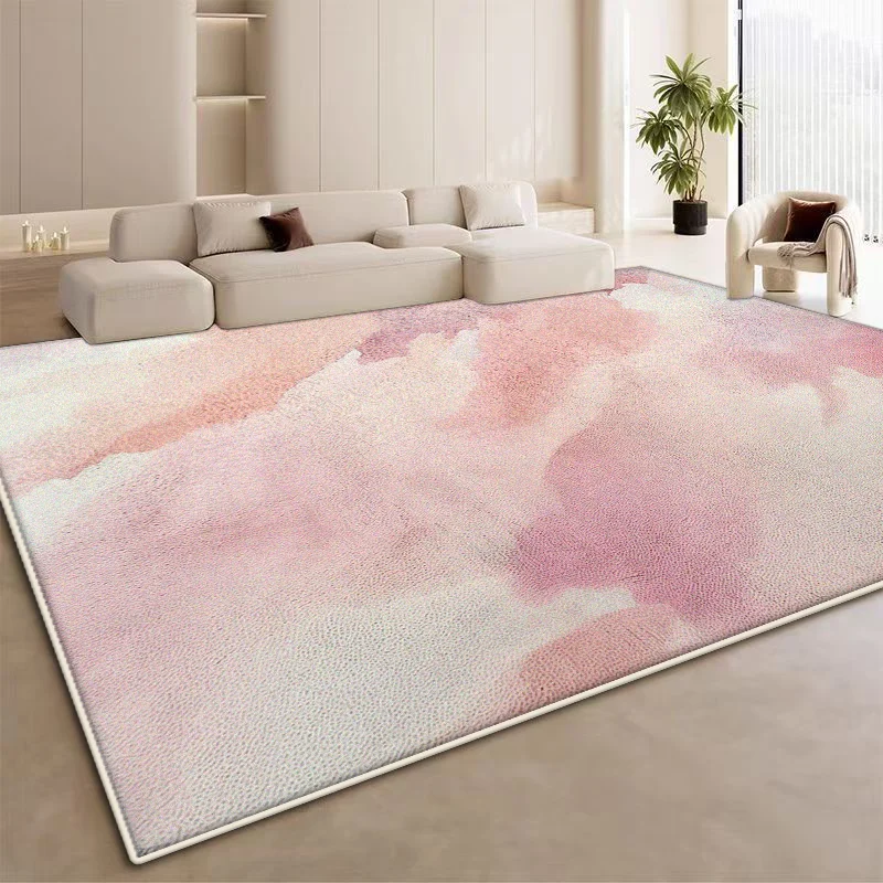 Simple Style Gradient Live Room Rug Antiskid Room Senior Home Decoration Carpet Big Size Cloakroom Dressing Table Mat Easy Clean