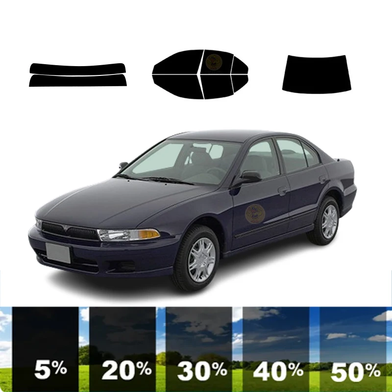 

Предварительно вырезанная съемная тонировочная пленка для окон для автомобиля, 100% УФР, 5%-35%VLT, теплоизоляция, карбон ﻿ Для MITSUBISHI GALANT 4 DR SEDAN 1999-2003 гг.