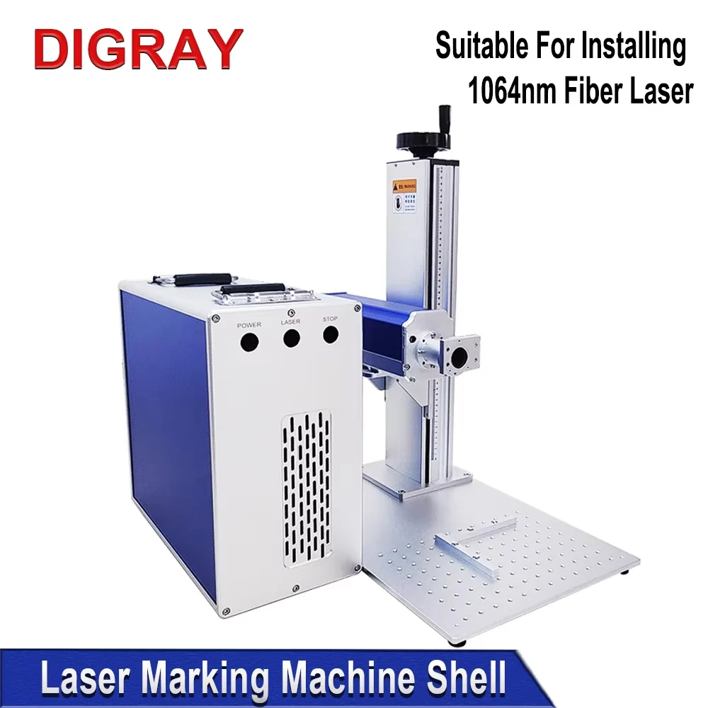 DIGRAY Fiber Laser Marking Chassis Engraving Machine Housing Cabinet Suitable For Raycus MAX JPT 20~100W 1064nm Laser Source