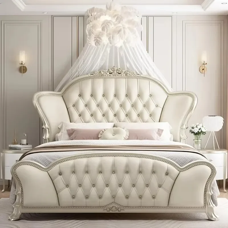 xx-Headboard Comforter Double Bed Large Organizer Bedframe Headboards Double Bed Monster King Size Letto Matrimoniale Furniture