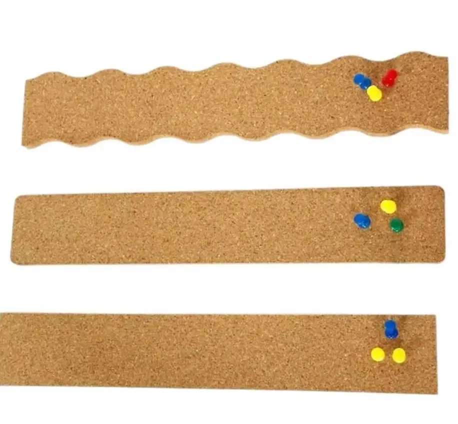 

Cork Material Self Adhesive Cork Board Frameless Removable Hanging Thumbtacks Board Self Adhesive Cork Wall Tiles