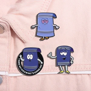 Anime Park Magic Towel Enamel Pin Komedi Kartun Fantastis Lucu Logam Bros Kerah Lencana Pakaian Perhiasan Hadiah untuk Teman 10 pin makanan penjualan terbaik - №