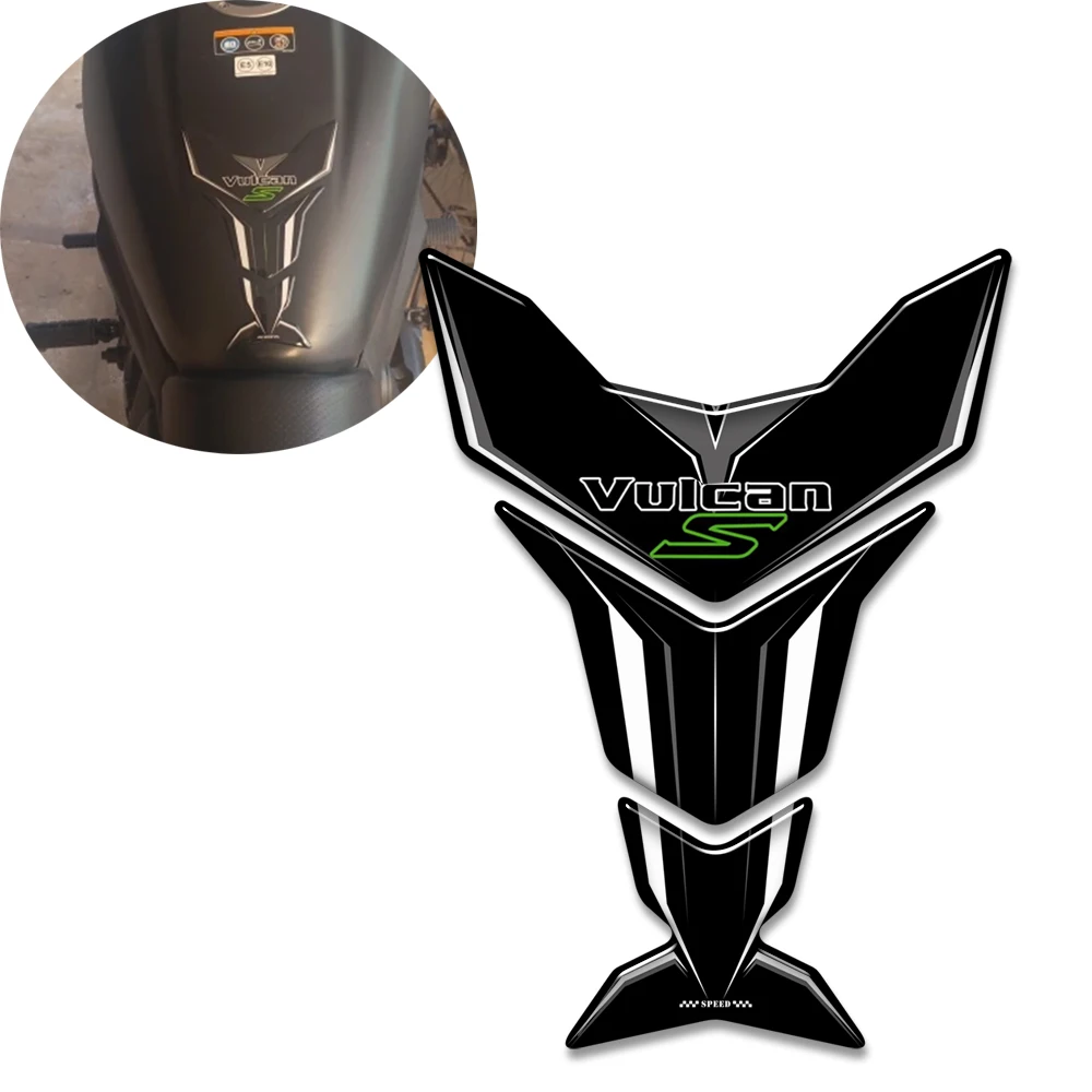 

For Kawasaki VULCAN S 650 VN650 Motorcycle Tank Pad Gas Fuel Oil Kit Knee Fairing Fender Protective Stickers Decals