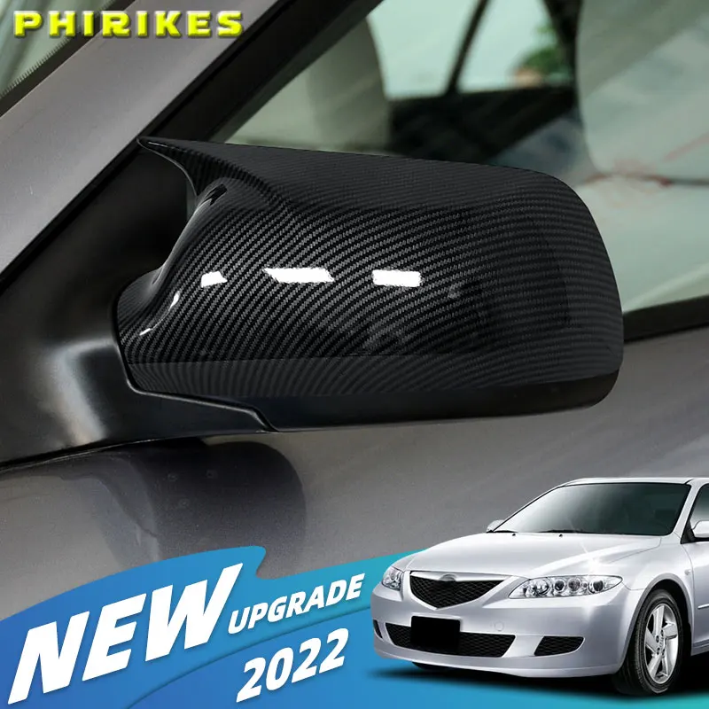 

ABS для Mazda 2 3 6 2003 2004 2005 2006 2007 2008 Автомобильное боковое зеркало заднего вида, крышка крыла, корпус внешней двери, отделка корпуса