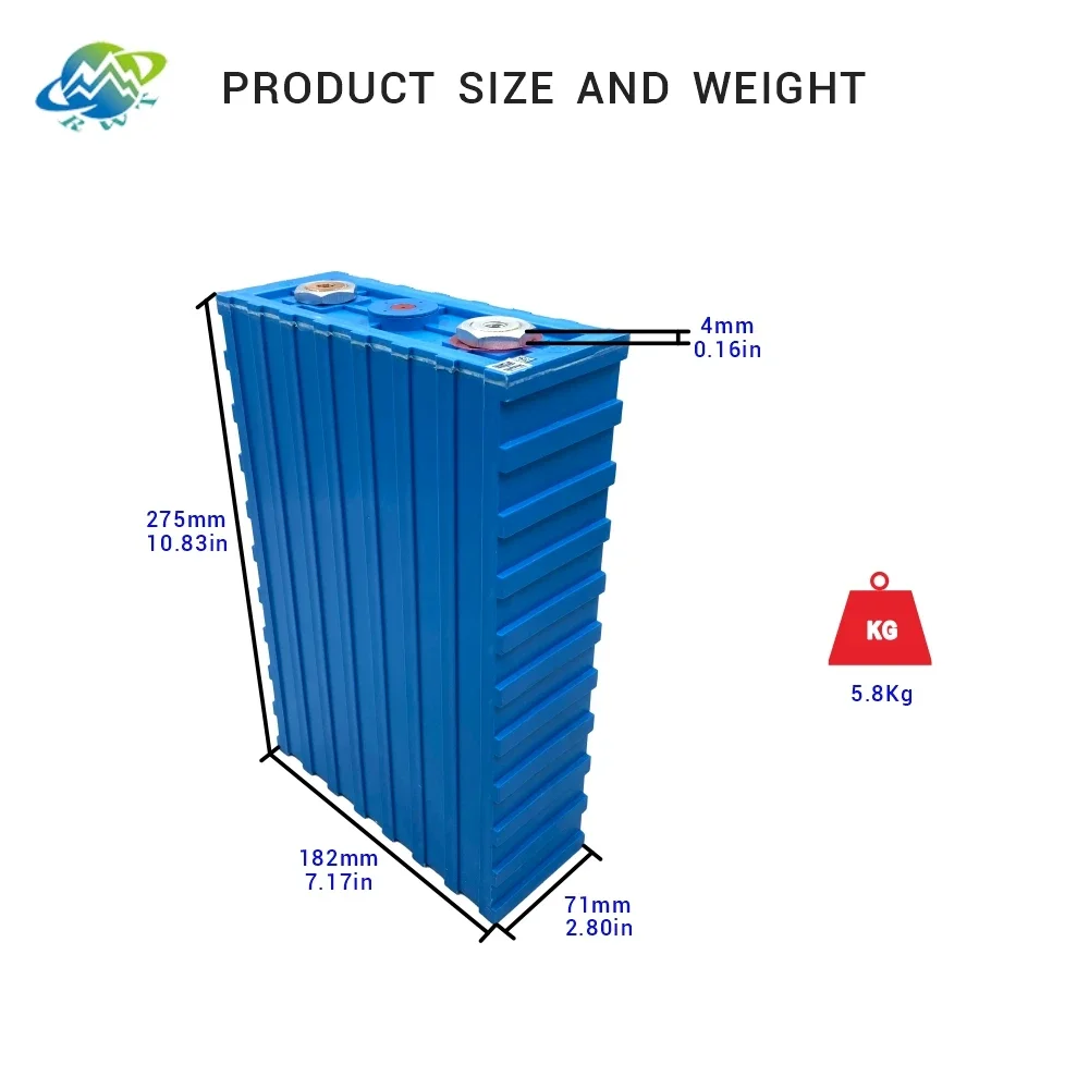 Lithium Battery 3.2v 200ah Solar Energy System and Uninterruptible Power Supply Lithium Ion Batteries